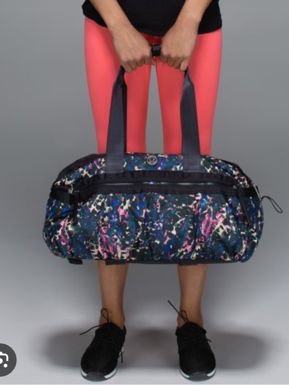 Lululemon Lululemon Gym To Win Duffel Multicolor Abstract-Print Women's Bag
